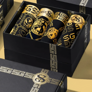 4 unidades de ropa interior hombre diseño - dorado