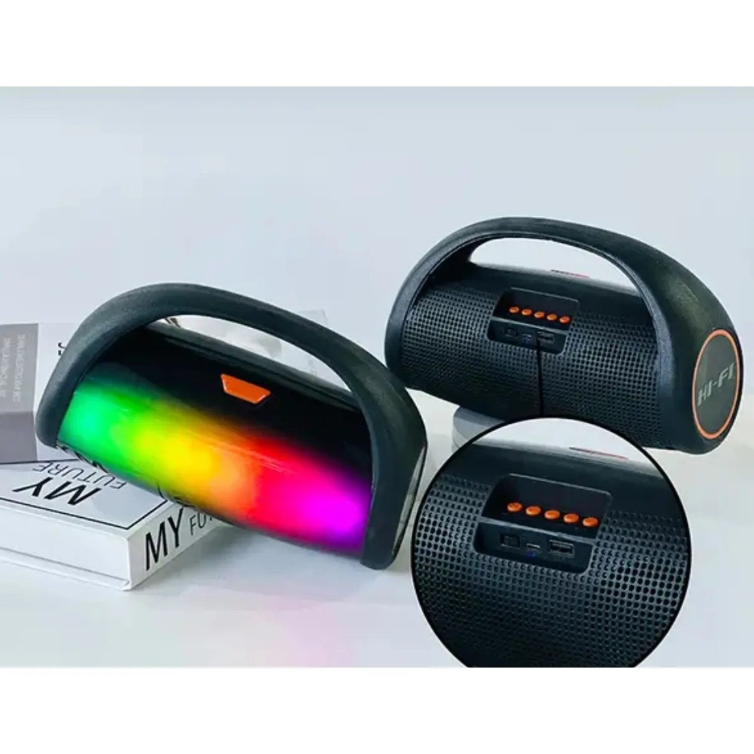 Parlante Bluetooth con Luces LED - Imagen 5