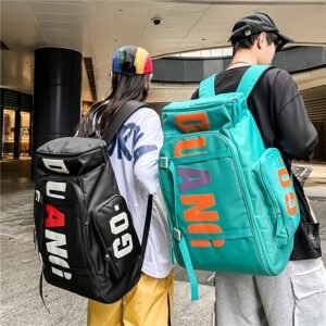 Nueva mochila deportiva para exteriores estilo coreano para senderismo y viajes, ligera y duradera, bolsa para portátil para parejas, perfecta para la escuela y viajes, diseñada para reducir la carga, espaciosa con múltiples compartimentos, se puede sujetar a una maleta con ruedas