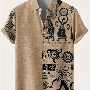 Camisa de manga corta para hombre